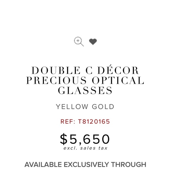 18kt solid gold Cartier glasses - Picture 1 of 3